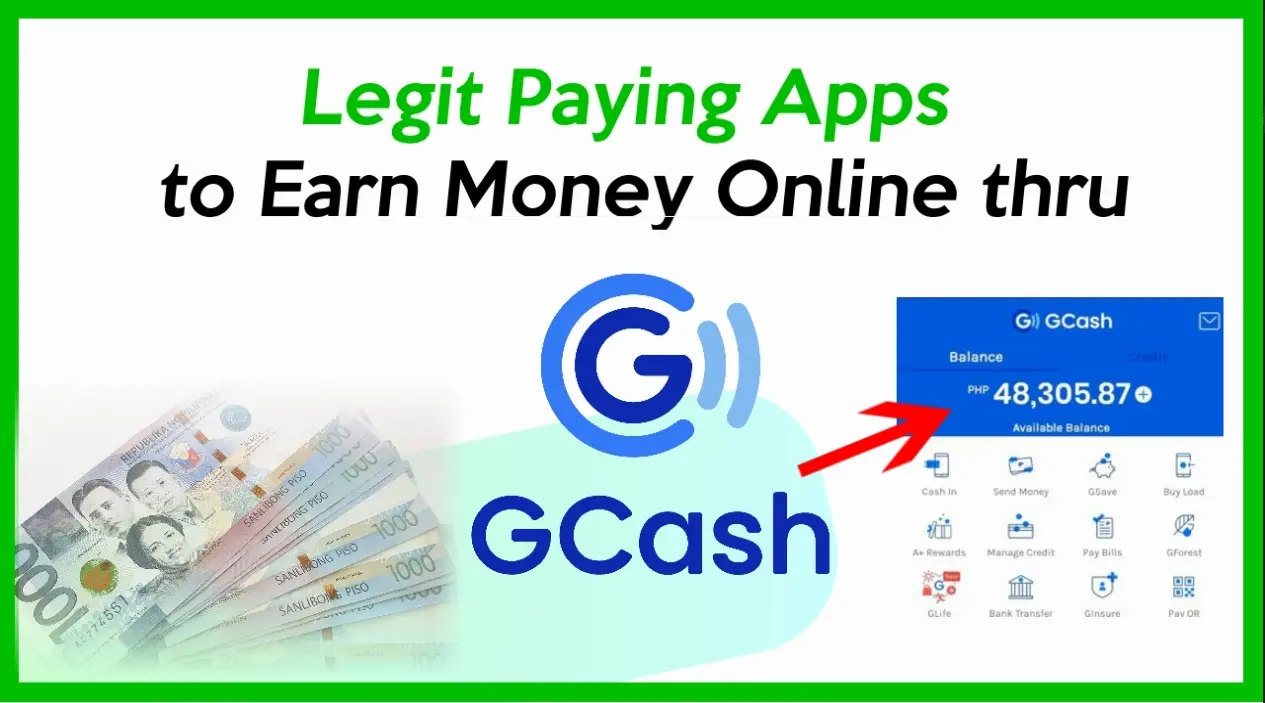 Legit Paying Apps to Earn Money thru GCash
