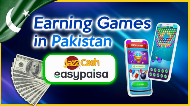 Online Earning Games in Pakistan Withdraw EasyPaisa JazzCash